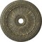 Ekena Millwork Viceroy Medallion (Canopies up to 4 7/8"), 35 1/8"OD x 4 7/8"ID x 2 1/2"P, Witch Hazel Crackle CM35VIWHC - alternate 1